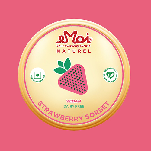 Artisanl ice cream- Strawberry sorbet