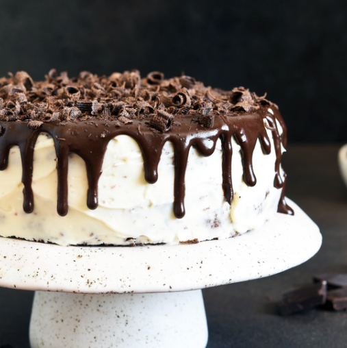 Chocolate truffle cream cake