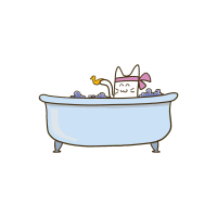 Emoi Slerp on bath tub